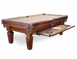 Hartford Pool Table with Large Hidden Drawer