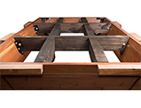 Solid Wood Construction Frame