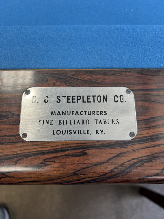 Pro 8 Steepleton Name Plate